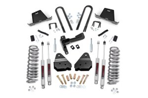 Ford F-350 Super Duty Suspension Lift Kit - Rough Country - 4.5 Inch Lift Kit with Premium N3 Shocks - '05-'07 Ford F-350 Super Duty Suspension Lift Kit - Rough Country - 4.5 Inch Lift Kit with Premium N3 Shocks - '05-'07